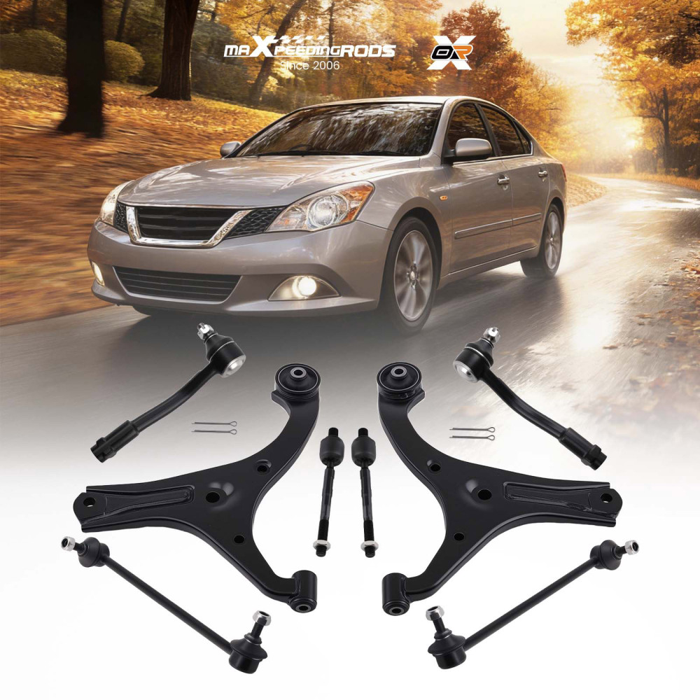 10PC Front Lower Control Arm Kit compatible for Hyundai Accent 2006-2011 517601G000
