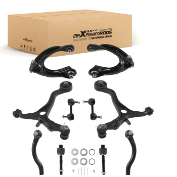 12 Pcs Front Upper Lower Control Arm and Bushings compatible for Honda Accord 2008-2012 suspension arms