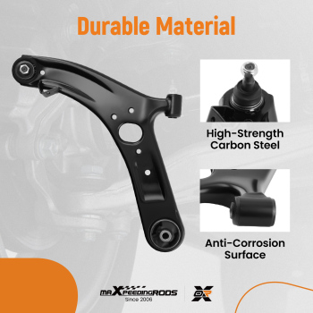 Front Lower Driver Control Arm Ball Joint Assembly compatible for Hyundai Accent 2011-2017