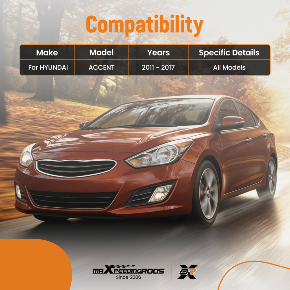 Front Lower Driver Control Arm Ball Joint Assembly compatible for Hyundai Accent 2011-2017