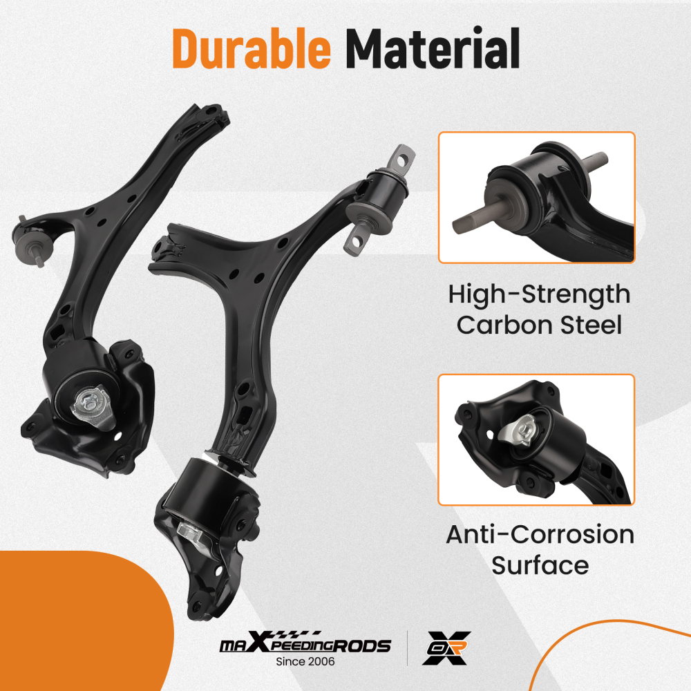 Front Lower Control Arms w/Ball Joints Suspension Kit For 2013-2017 compatible for Honda Accord