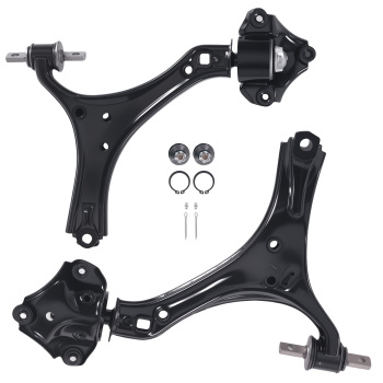 4x Front Lower Control Arms Ball Joints Set for 2013-2017 compatible for Honda Accord compatible for Acura TLX