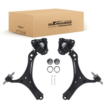4x Front Lower Control Arms Ball Joints Set for 2013-2017 compatible for Honda Accord compatible for Acura TLX