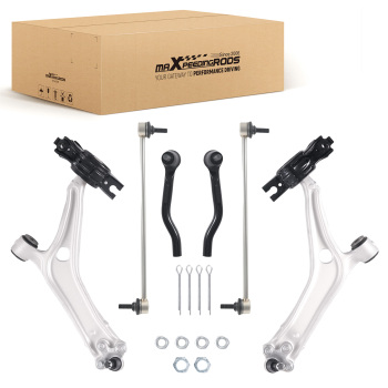 6x Front Lower Control Arms With Ball Joint Tie Rod for 2018 – 2022 compatible for Honda Accord