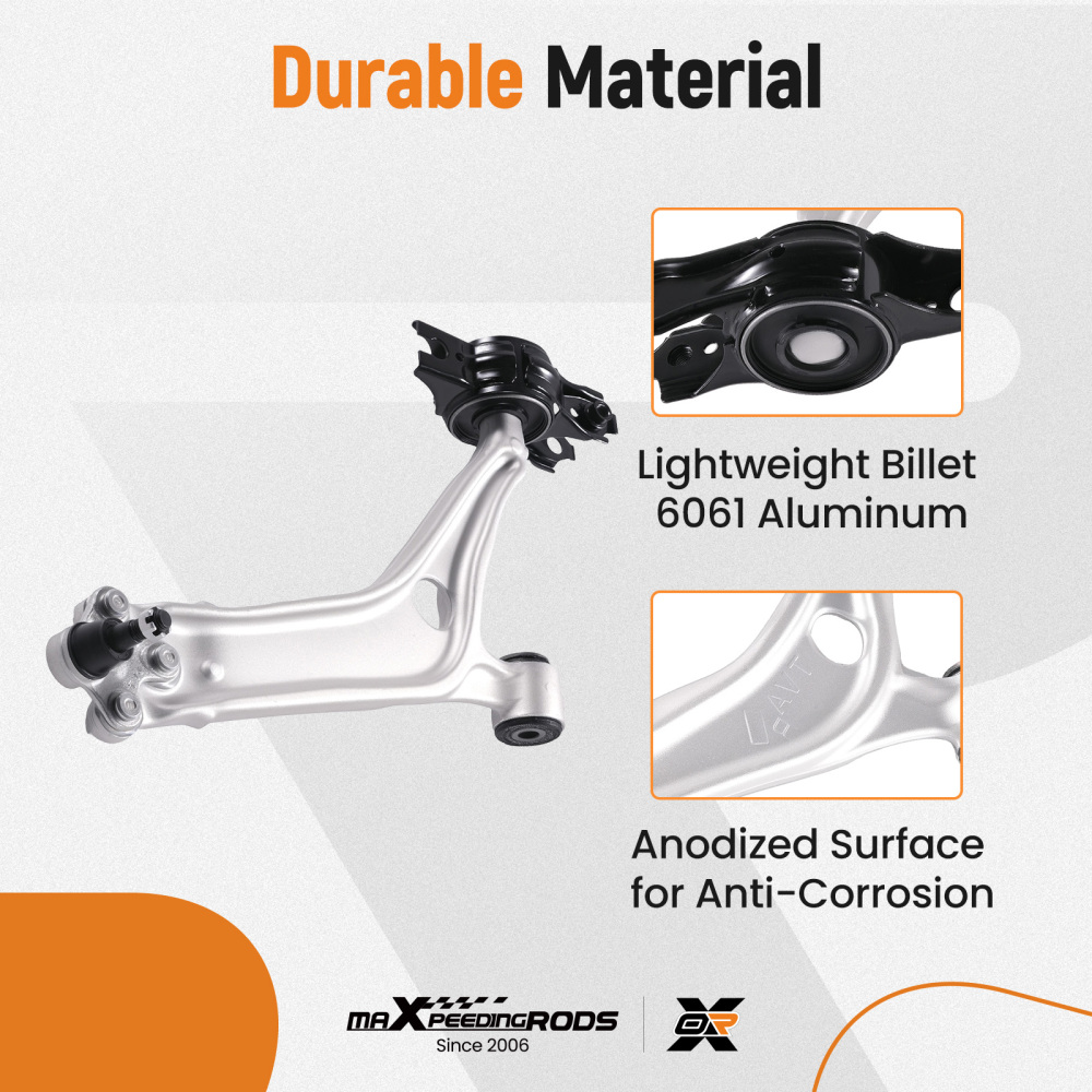 1pc Front Right Lower Suspension Control Arm for 2018 2019 - 2022 compatible for Honda Accord