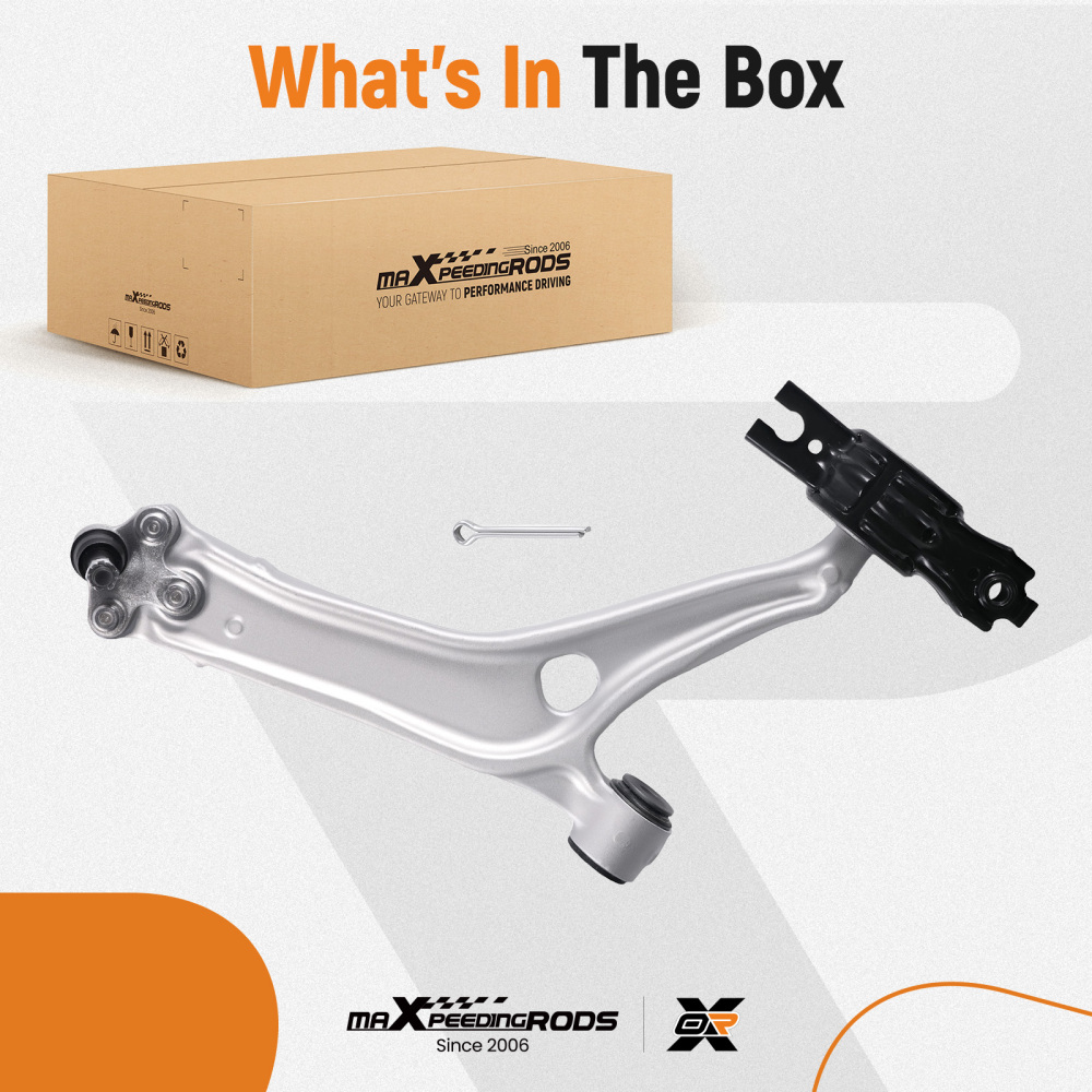 1pc Front Right Lower Suspension Control Arm for 2018 2019 - 2022 compatible for Honda Accord