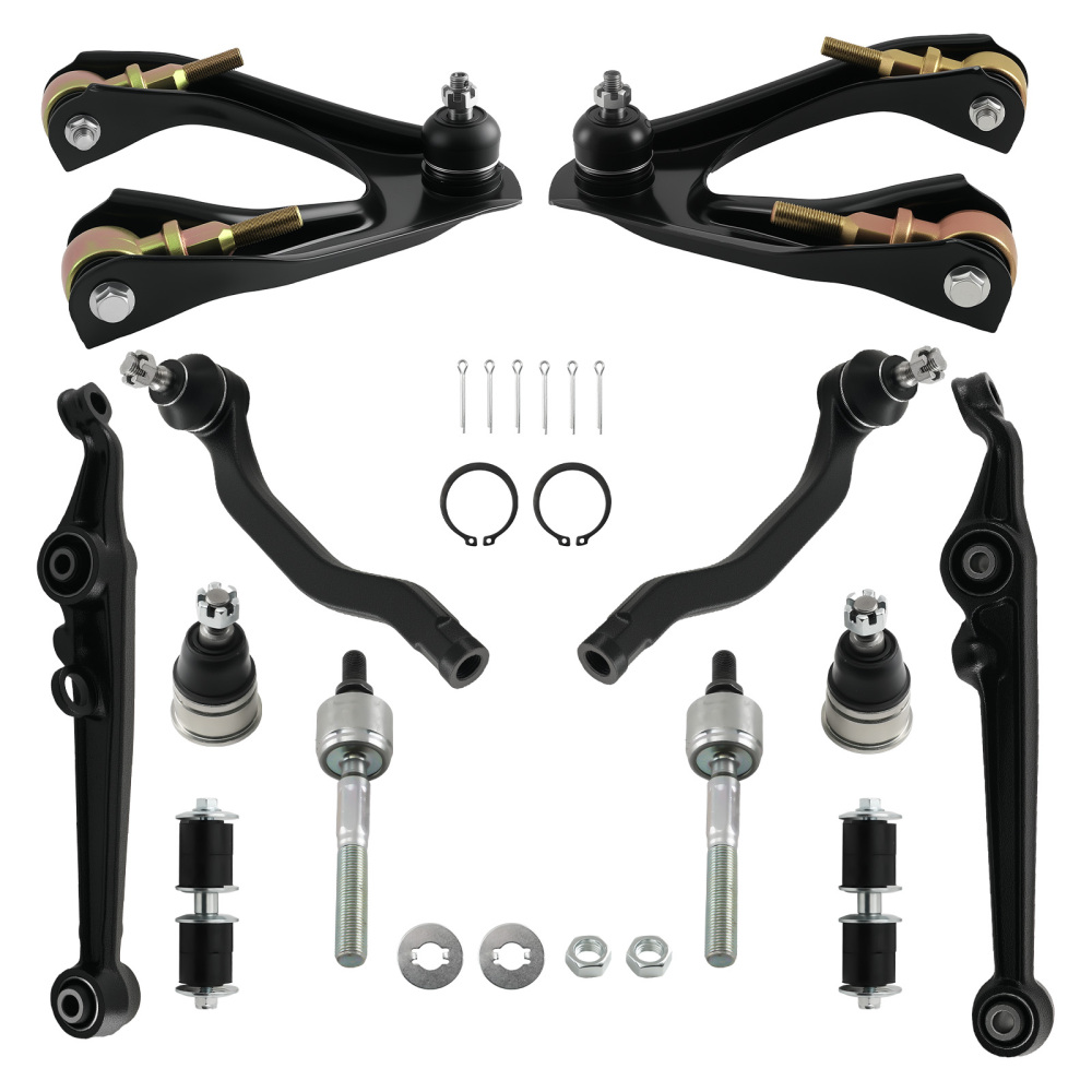 Lower Upper Suspension Control Arm Tie Rod Sway Bar for 1990 - 1993 compatible for Honda Accord