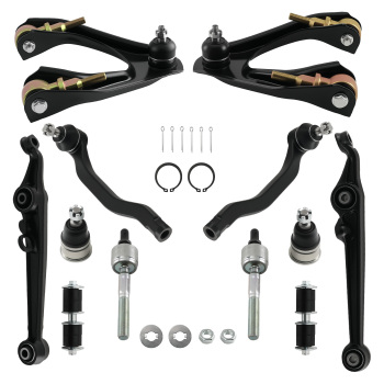 Lower Upper Suspension Control Arm Tie Rod Sway Bar for 1990 - 1993 compatible for Honda Accord