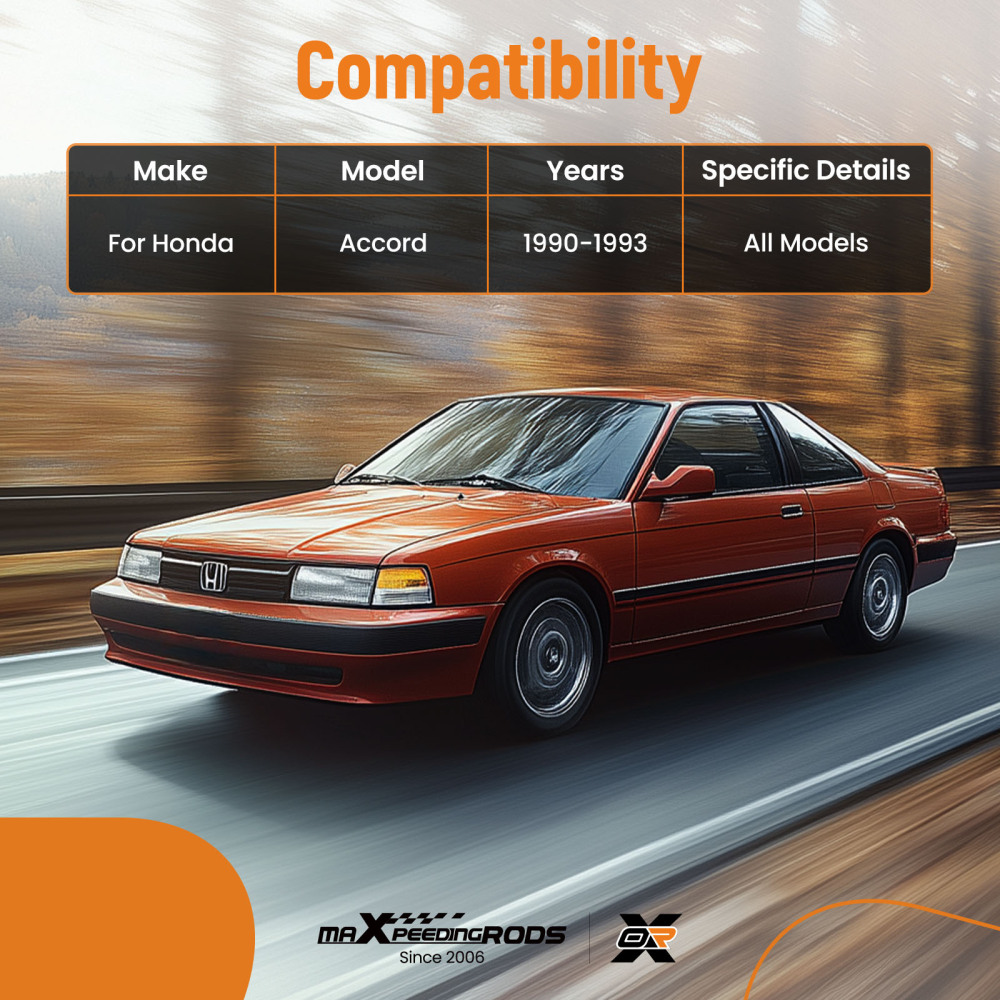 Lower Upper Suspension Control Arm Tie Rod Sway Bar for 1990 - 1993 compatible for Honda Accord