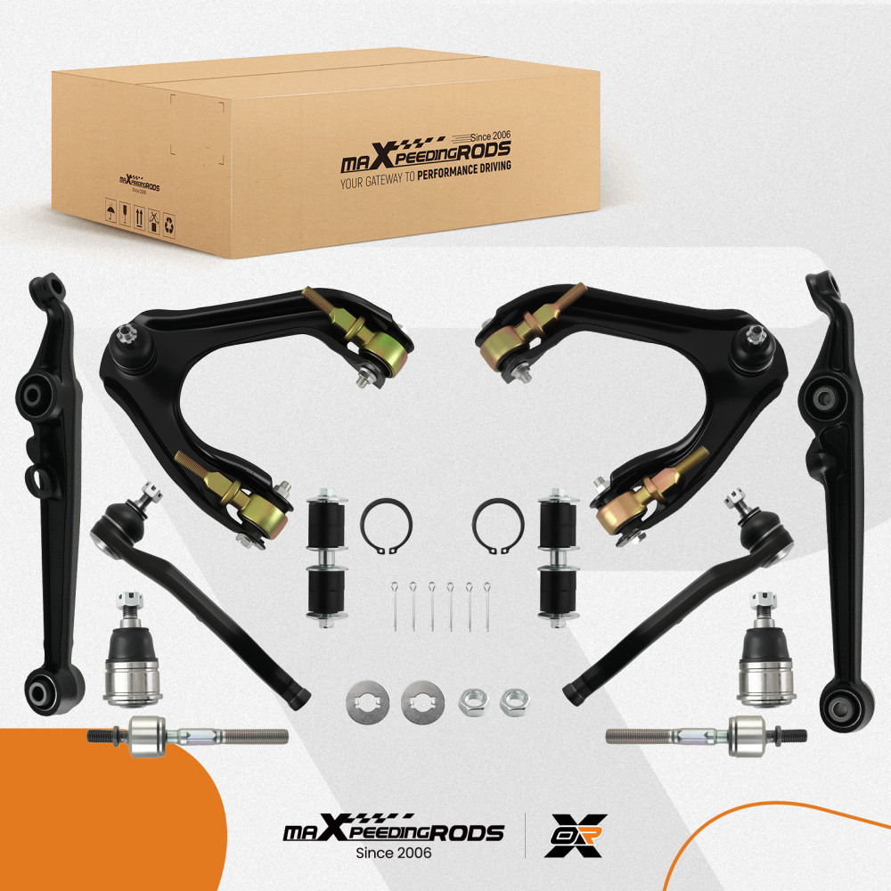 Lower Upper Suspension Control Arm Tie Rod Sway Bar for 1990 - 1993 compatible for Honda Accord