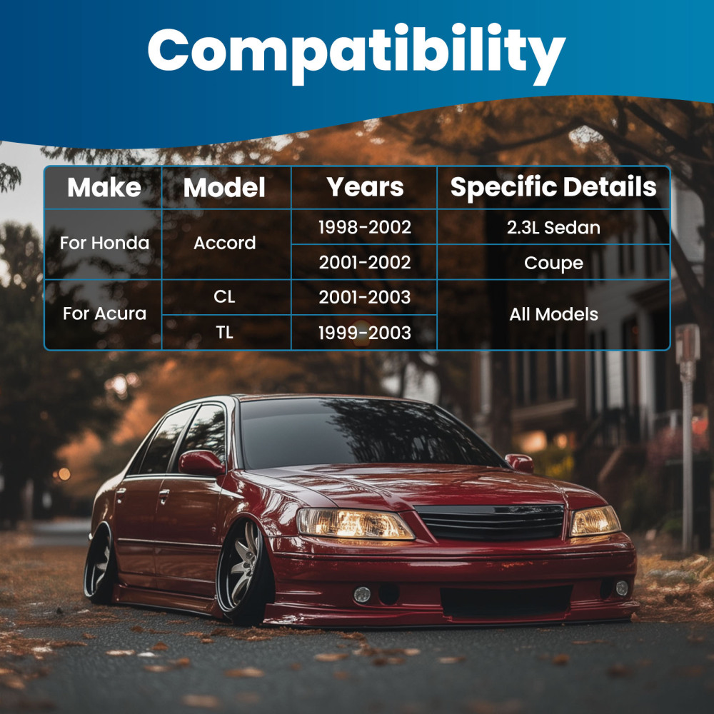 Front UpperLower Control Arms Sway Bar Tie Rod Kit For 1998-2002 compatible for Honda Accord