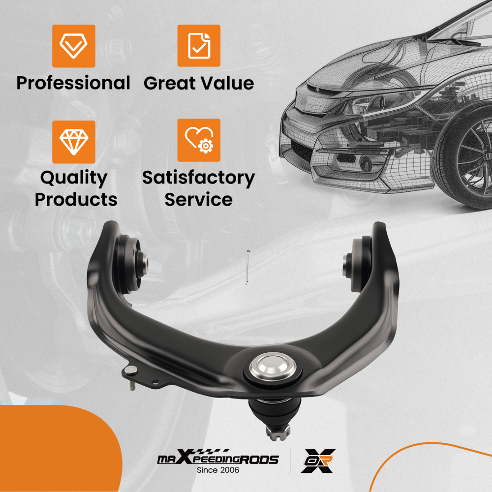 Front Upper Left Control ArmBall Joint compatible for Honda Accord compatible for Acura CL TL 1999-2003