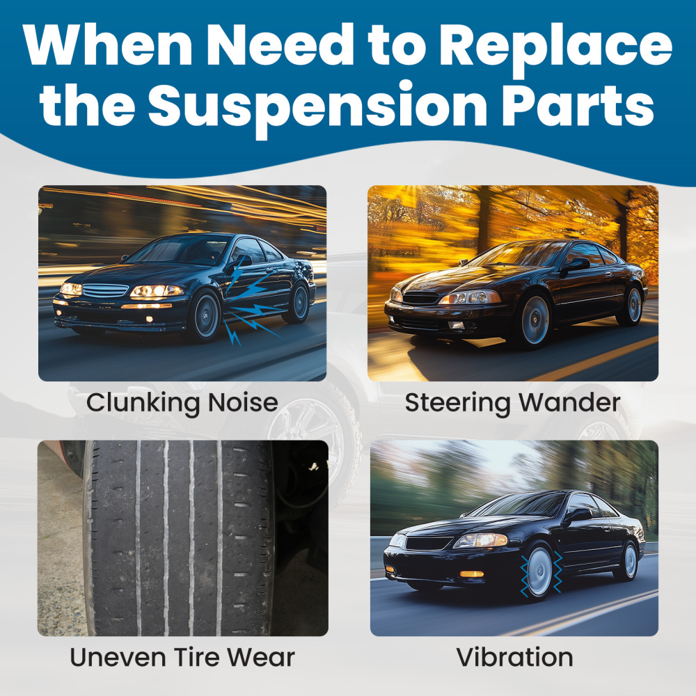 Front Upper Control Arms Kit For 1998-2002 compatible for Honda Accord 1999-2003 compatible for Acura TL / CL