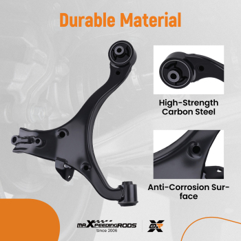 6x Front Lower Control Arms Ball Joints Sway Bars for 2001-2004 2005 compatible for Honda Civic