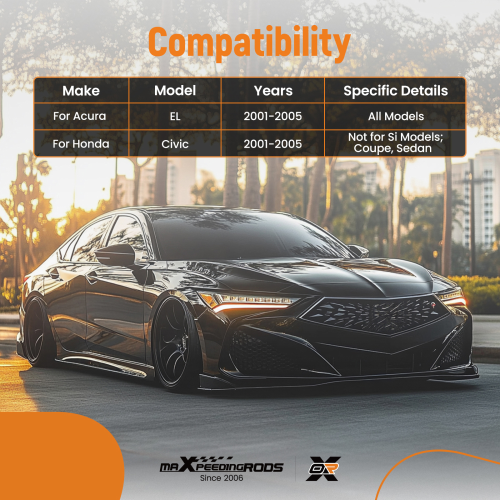 6x Front Lower Control Arms Ball Joints Sway Bars for 2001-2004 2005 compatible for Honda Civic