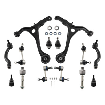 14pc Front Lower Suspension Control Arm w/ Ball Joints compatible for Acura TL 2004 - 2006