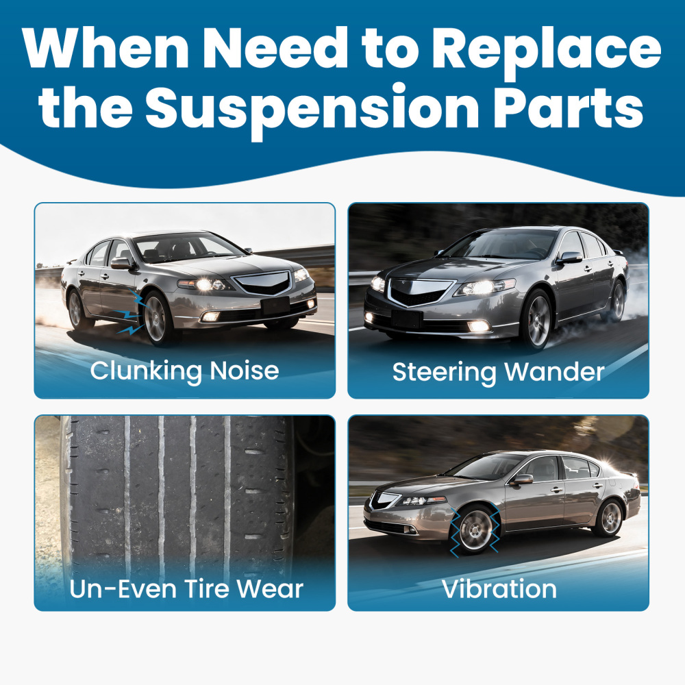 14pc Front Lower Suspension Control Arm w/ Ball Joints compatible for Acura TL 2004 - 2006