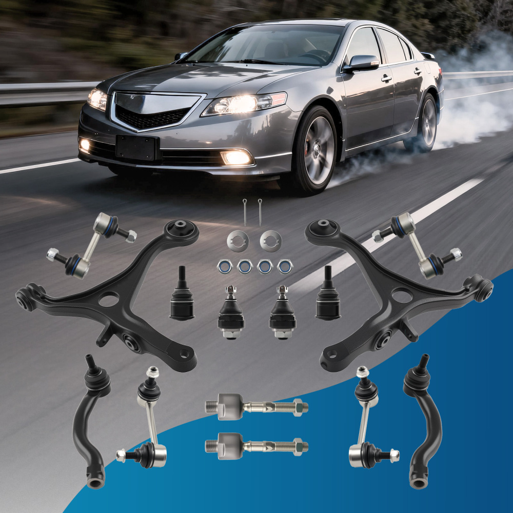 14pc Front Lower Suspension Control Arm w/ Ball Joints compatible for Acura TL 2004 - 2006