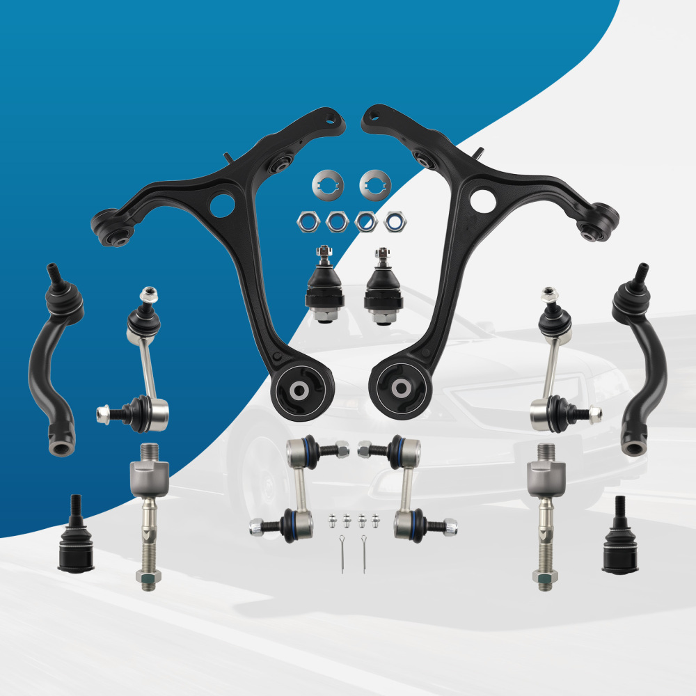 14pc Front Lower Suspension Control Arm w/ Ball Joints compatible for Acura TL 2004 - 2006