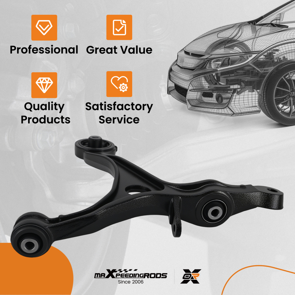 1pc Front Left Lower Control Arm For 2004-2006 2007 2008 compatible for Acura TL K641543