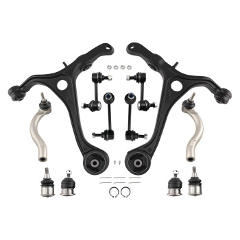 Front Lower Suspension Control Arms Sway Bar Links for 2004 - 2008 compatible for Acura TSX