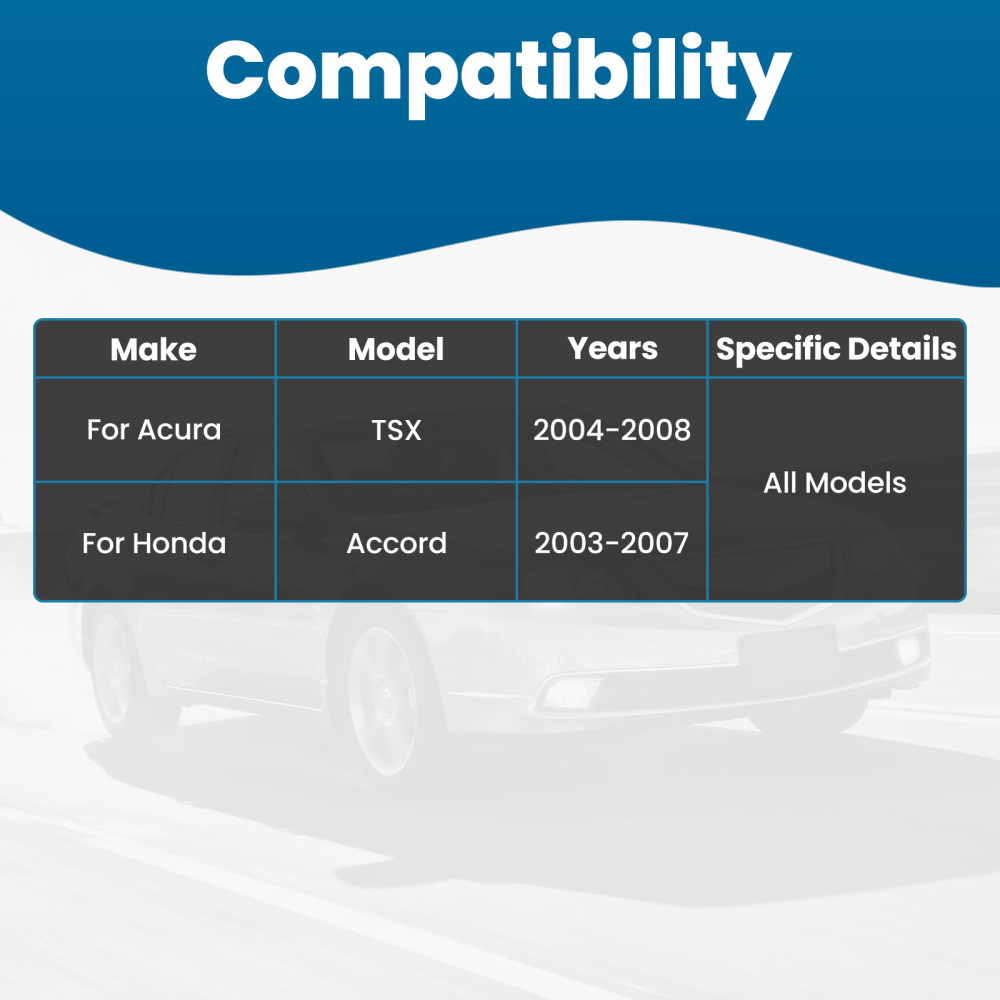 Front Lower Suspension Control Arms Sway Bar Links for 2004 - 2008 compatible for Acura TSX