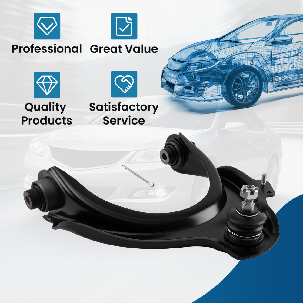 Front Upper Control Arm with Ball Joint compatible for Acura Tsx 2004 - 2008 Passenger Side