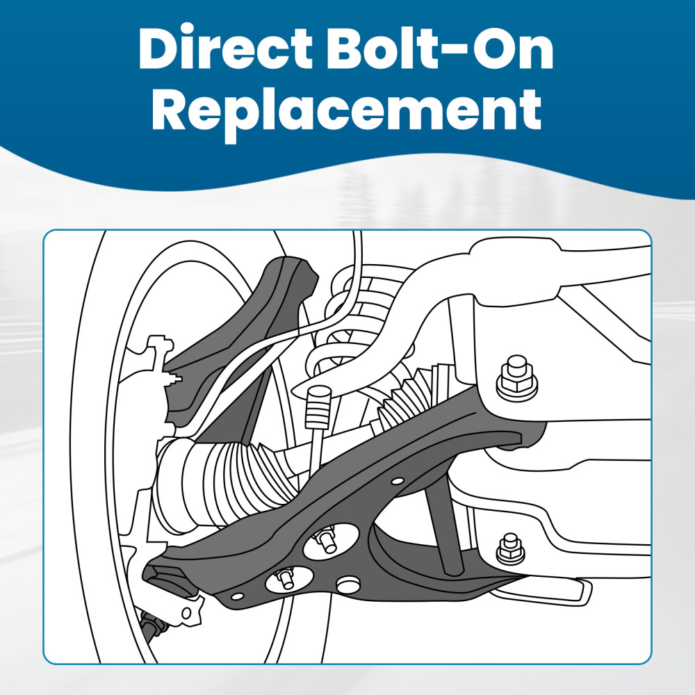 Front Right Lower Suspension Control Arm compatible for Honda Accord 2008 - 2012 compatible for Acura TSX