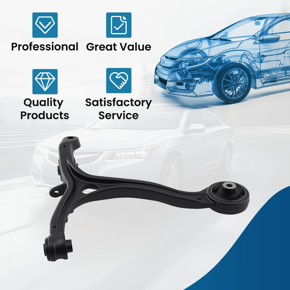 Front Right Lower Suspension Control Arm compatible for Honda Accord 2008 - 2012 compatible for Acura TSX