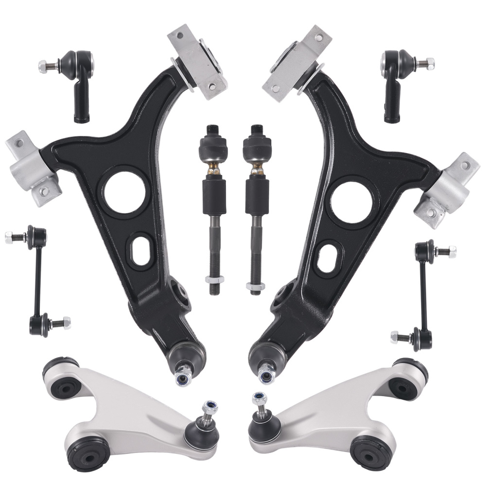 10PCS FRONT SUSPENSION WISHBONE CONTROL ARM KIT LH+RH compatible for ALFA ROMEO 147 156 GT