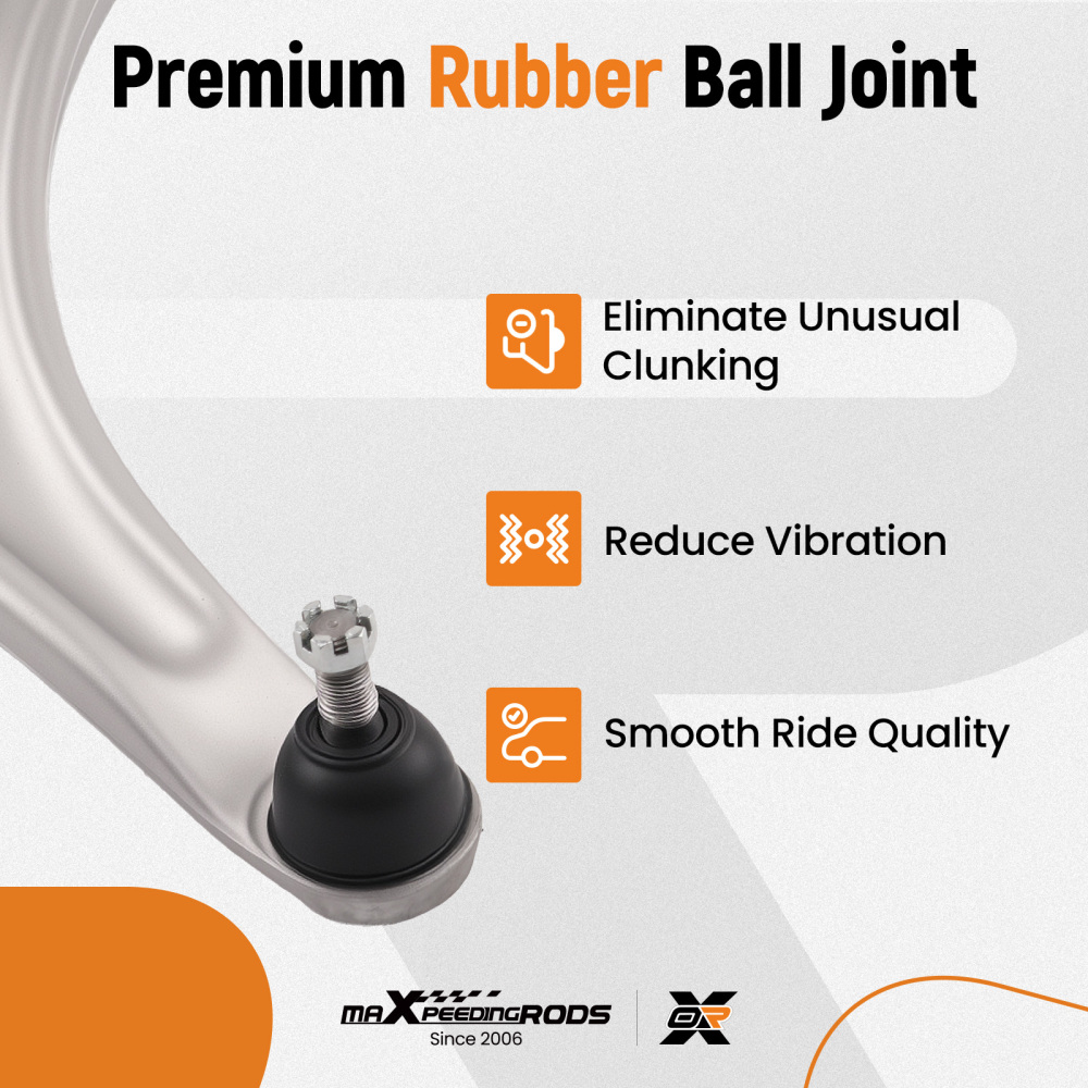 4x Front Lower Control Arms Tie Rods For 02-06 compatible for Nissan Altima K620166 K620167