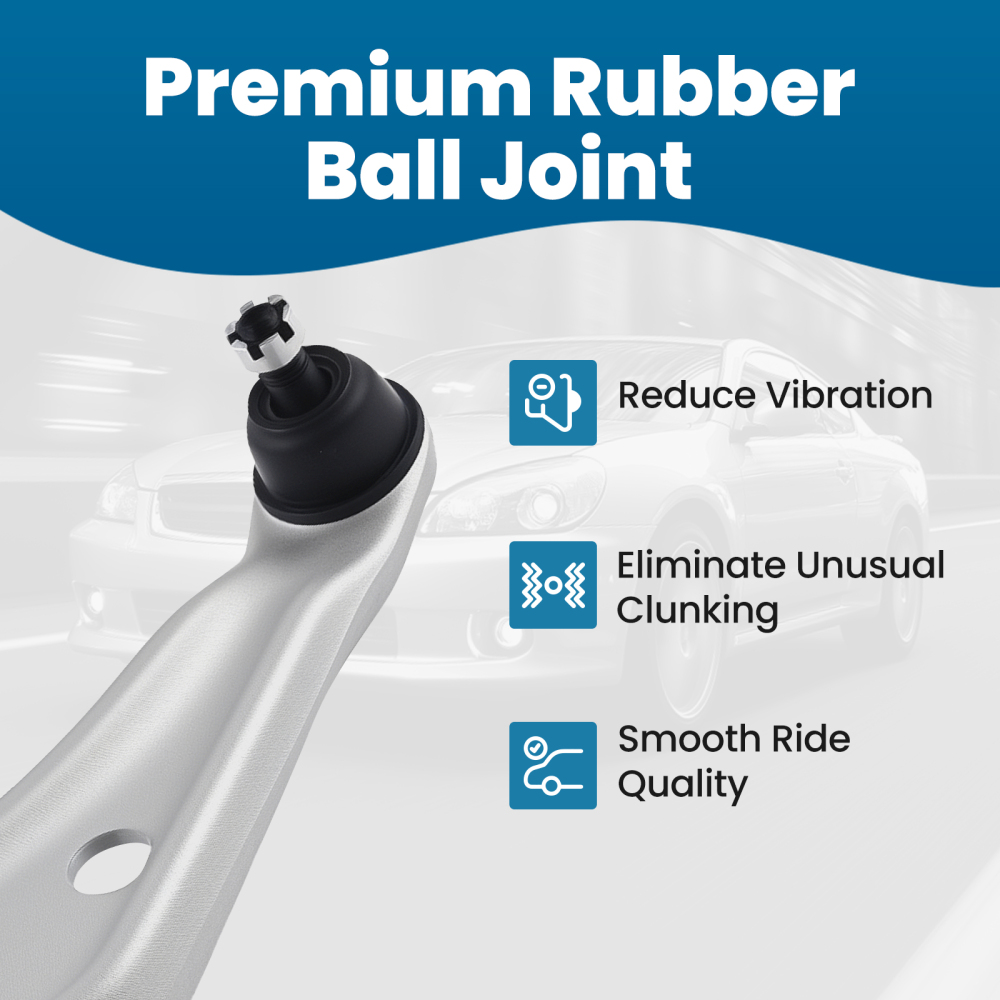 Front Left Lower Control Arm w/ Ball Joint compatible for Nissan Altima 02-06 Maxima 04-08