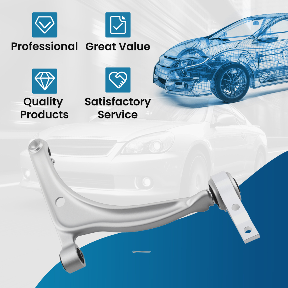 Front Left Lower Control Arm w/ Ball Joint compatible for Nissan Altima 02-06 Maxima 04-08