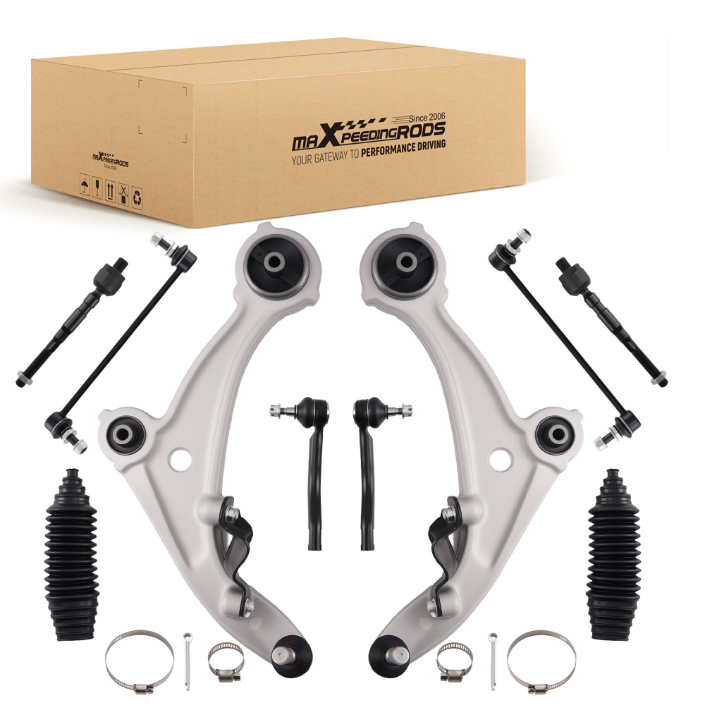 maXpeedingrods 10Pc Front Lower Control Arm Kit Compatible For Nissan Altima 2007-2012