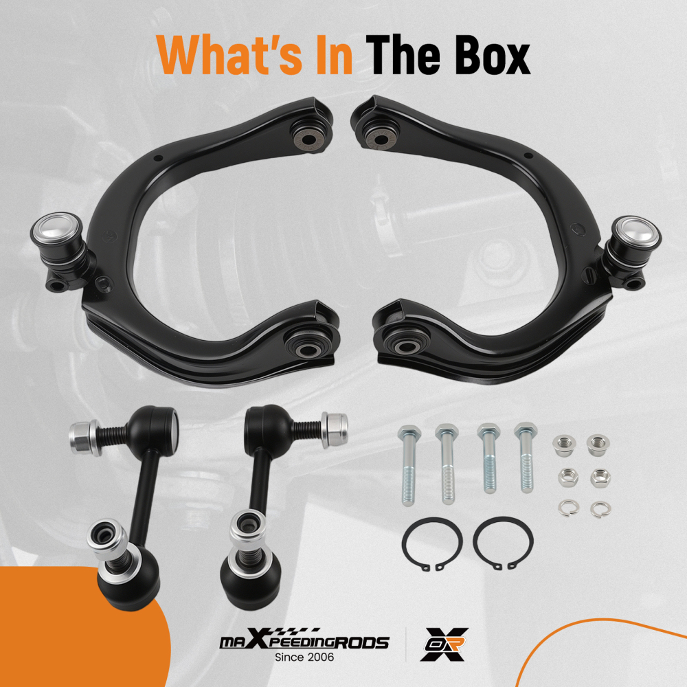 6x Front Upper Control Arm Ball Joint Sway Bar for 2002-07 compatible for Chevrolet Trailblazer