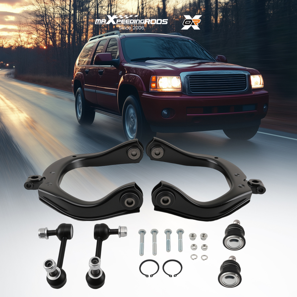 6x Front Upper Control Arm Ball Joint Sway Bar for 2002-07 compatible for Chevrolet Trailblazer