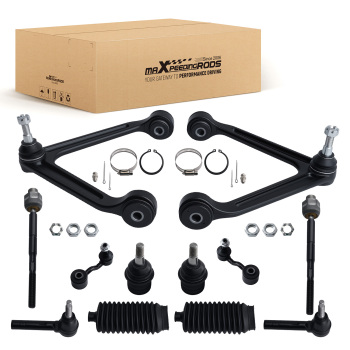 12x Front Control Arms Ball Joint Tie Rods For 2004 - 2009 compatible for Dodge Durango Aspen