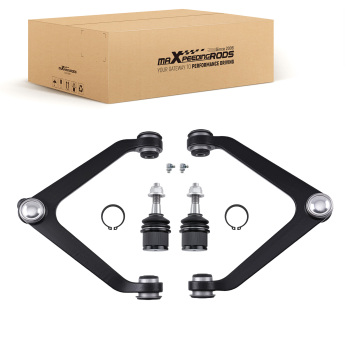 4x Front Upper Control Arms Lower Ball Joints for 2004 – 09 compatible for Dodge Durango Aspen