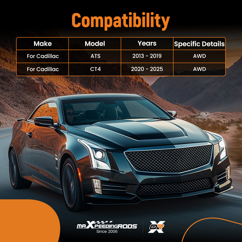 2x Front Lower Rearward Control Arms w/Ball Joint compatible for Cadillac ATS 2013-2019 AWD