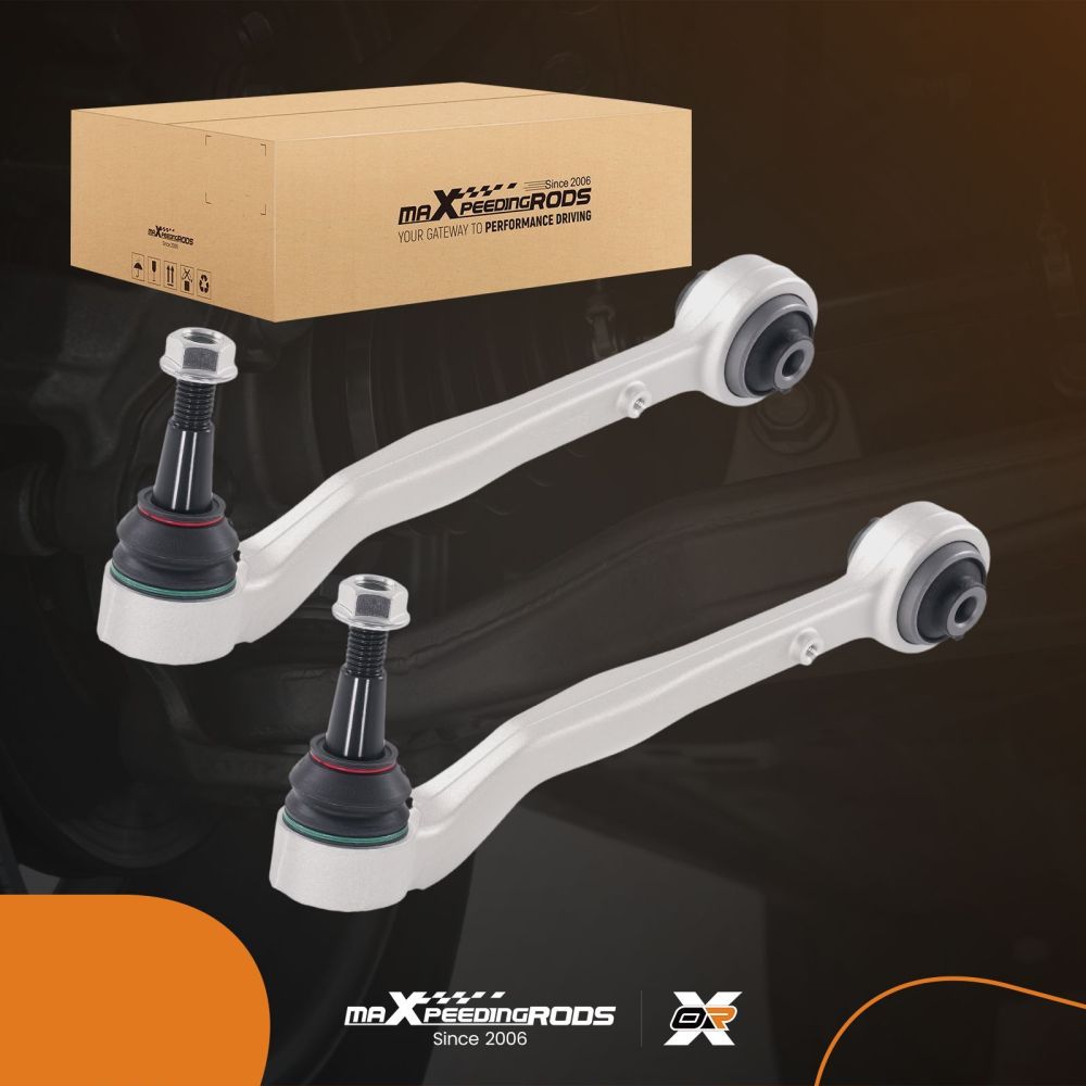 2x Front Lower Rearward Control Arms w/Ball Joint compatible for Cadillac ATS 2013-2019 AWD