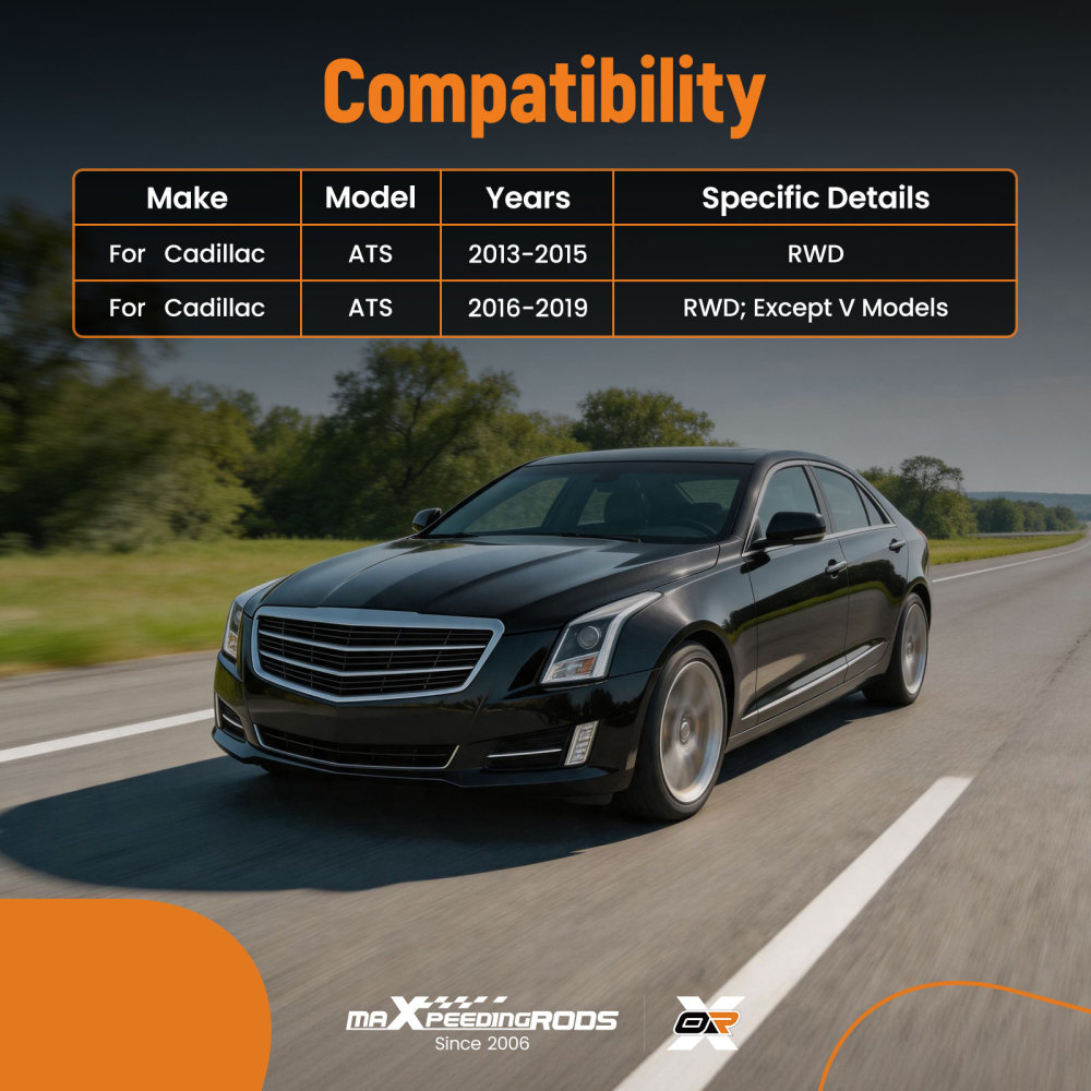 6pcs Front Lower Control Arms Tie Rods Kit compatible for Cadillac ATS 2013-2019 RWD