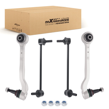 Front Lower Control Arms Sway Bar Links compatible for Cadillac CT4 2020-22 ATS 2013-2019