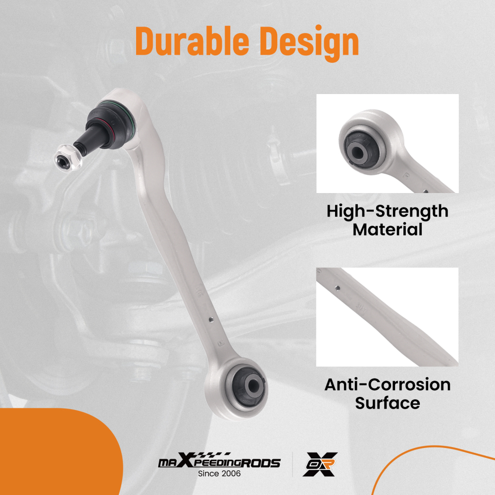 6x Front Lower Rearward Control Arms Tie Rod Kit compatible for Cadillac ATS 2013-2019 AWD