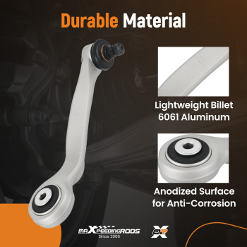 Driver Front Upper Rearward Control Arm compatible for Audi A8 S8 Quattro 2004-2010