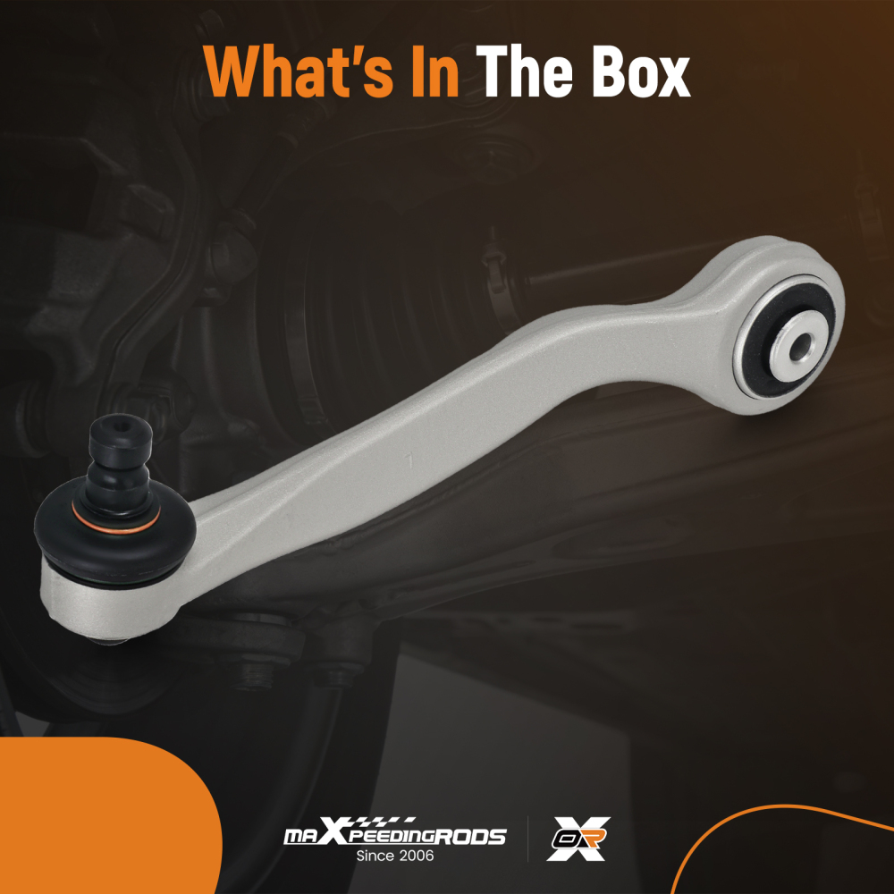 Driver Front Upper Rearward Control Arm compatible for Audi A8 S8 Quattro 2004-2010