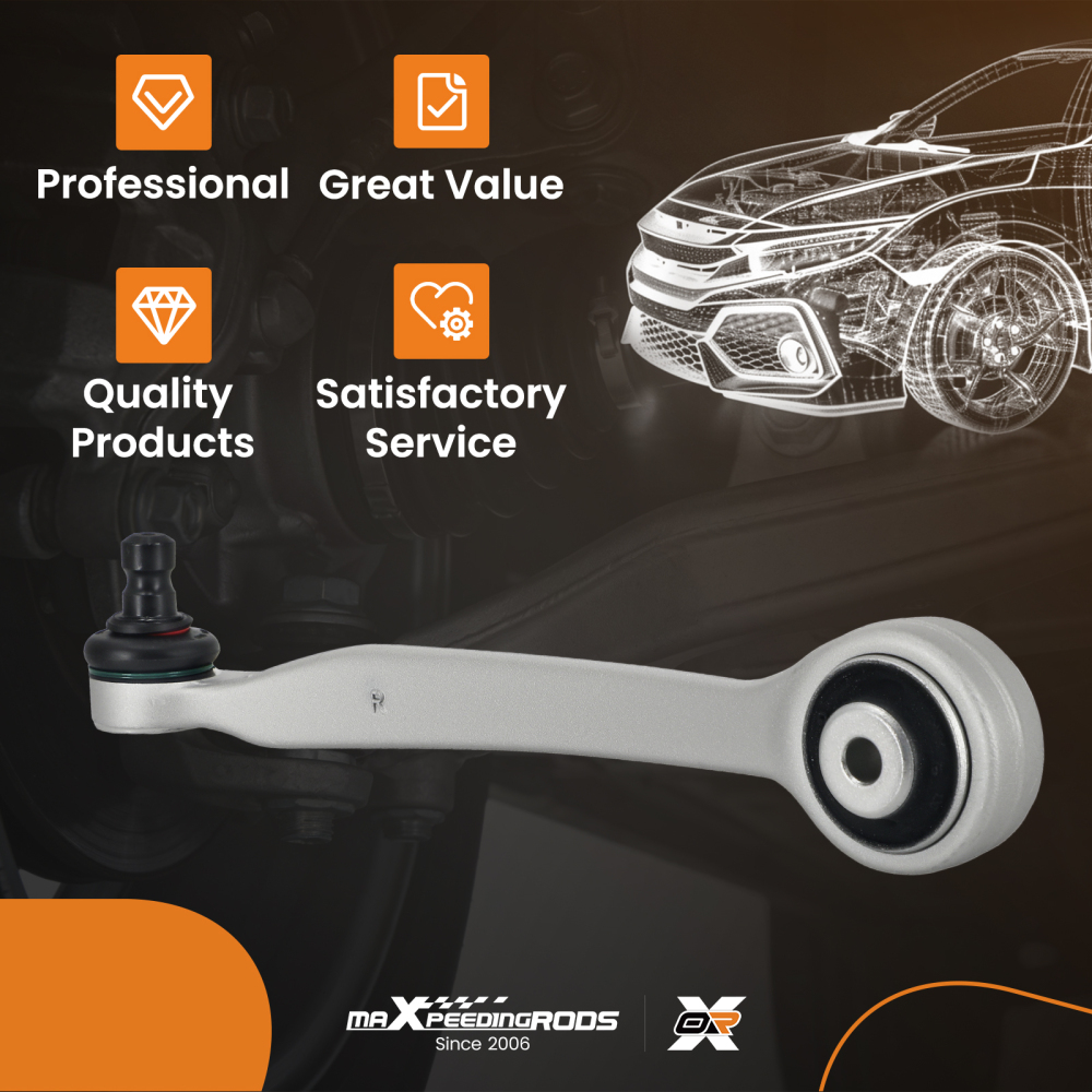 Front Upper Forward Control Arm Assembly compatible for Audi A6/Compatible for VW Passat 98-05 Right Side