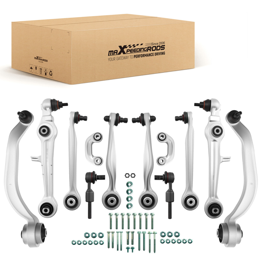 SET DI 12 BRACCI DI CONTROLLO ANTERIORI SUPERIORI INFERIORI compatibile per AUDI A4 8D A6 compatibile per VW