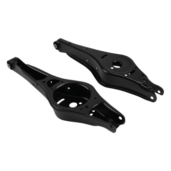 2 BRAZOS DE CONTROL + 2 AMORTIGUADORES TRASEROS compatible para VW GOLF 5 6 CC JETTA compatible para AUDI A3