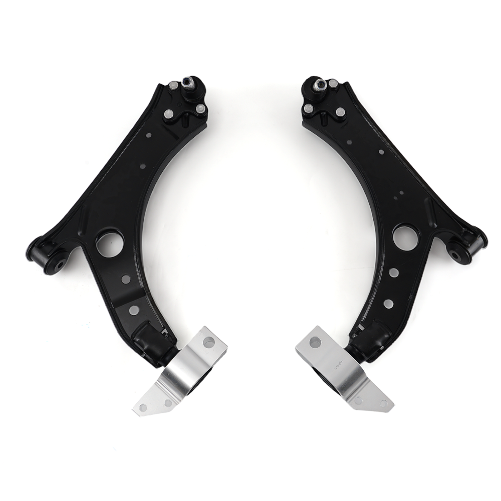PAIR FRONT LOWER WISHBONE CONTROL ARMS LHRH compatible for VW GOLF MK5 MK6 compatible for AUDI A3 8P compatible for SEAT