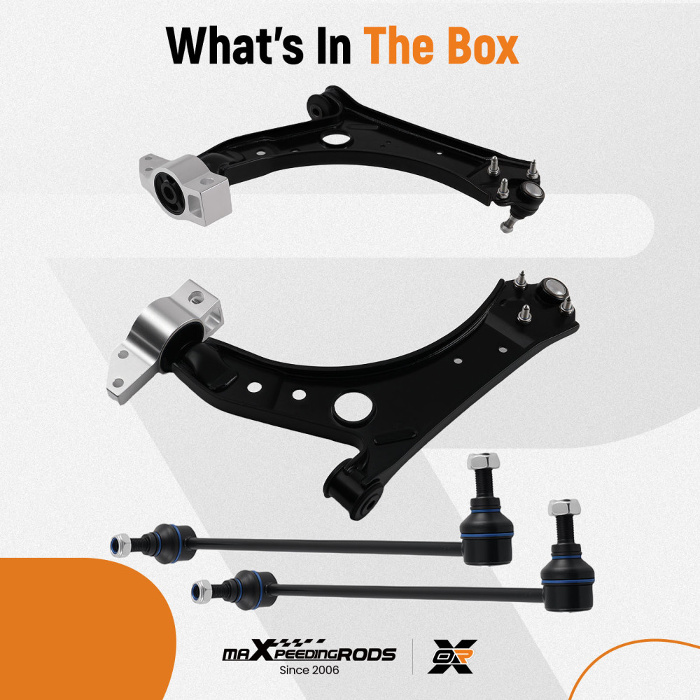 CONTROL ARM WISHBONE FRONT LOWER compatible for AUDI A3 compatible for VW CADDY III compatible for GOLF V VI JETTA TOURAN